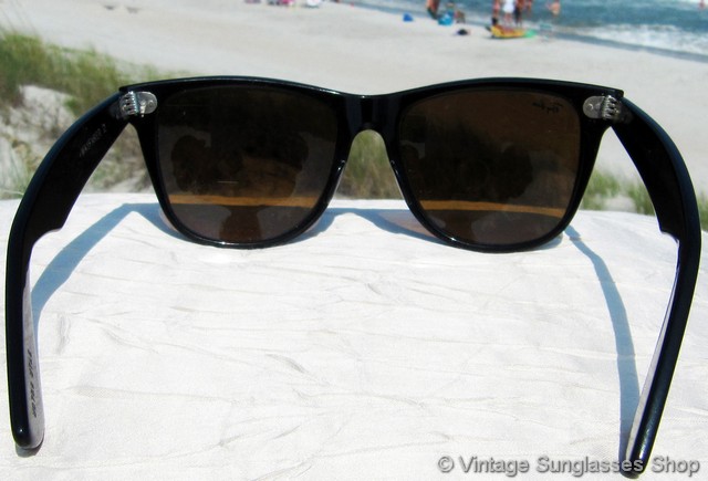 Ray-Ban W0758 Black Top Gradient Mirror Wayfarer II Sunglasses